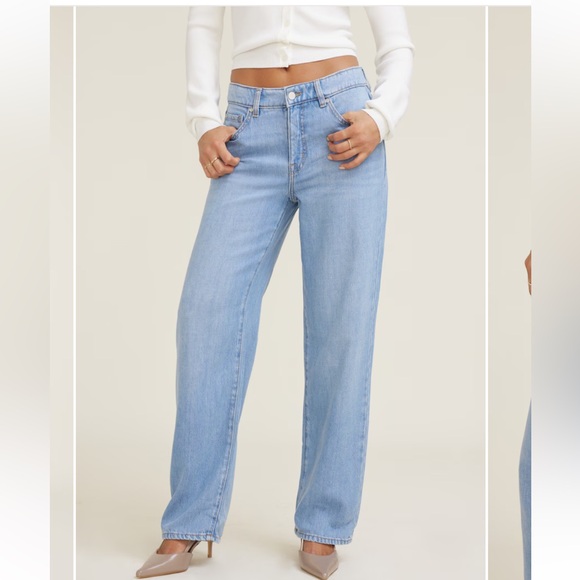 Dynamite Mika Mid Rise Relaxed Tencel Jeans - Picture 4 of 7